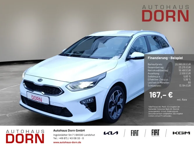 Details zum Fahrzeug: KIA Ceed SW Spirit 1.6D 48V DCT Navigations-/ Technik-Paket AHK
