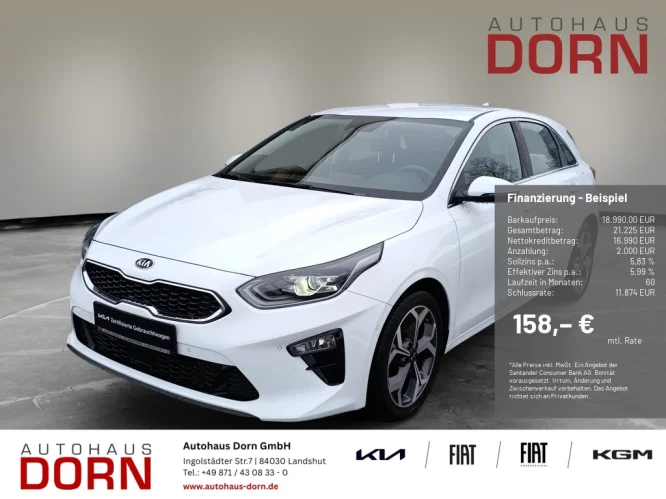 Details zum Fahrzeug: KIA Ceed Spirit 1.5T DCT Navigations-/ Technologie-Paket