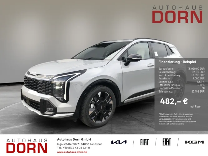 Details zum Fahrzeug: KIA Sportage GT-Line 1.6T AWD DCT DriveWise-/ Sound-Paket