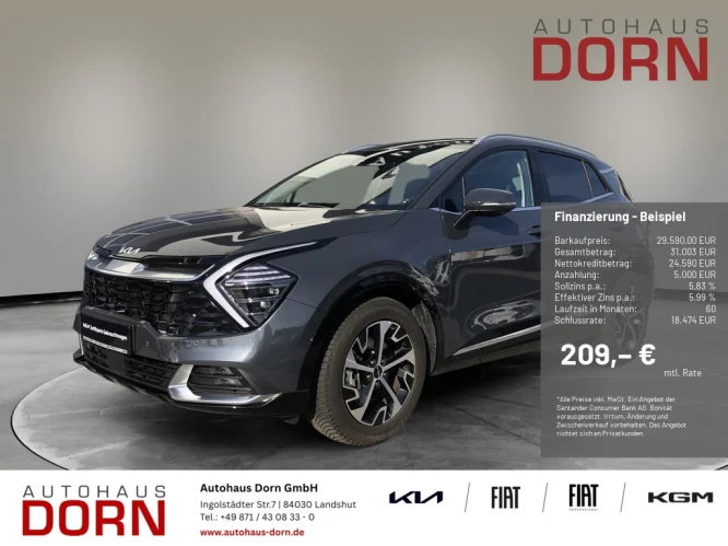 Details zum Fahrzeug: KIA Sportage Spirit 1.6T DCT 48V DriveWise-Park-Plus-Paket