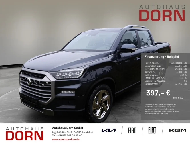 Details zum Fahrzeug: KGM Musso Lux 2.2D AWD AT6 Kamera Navi Assistenz-Paket