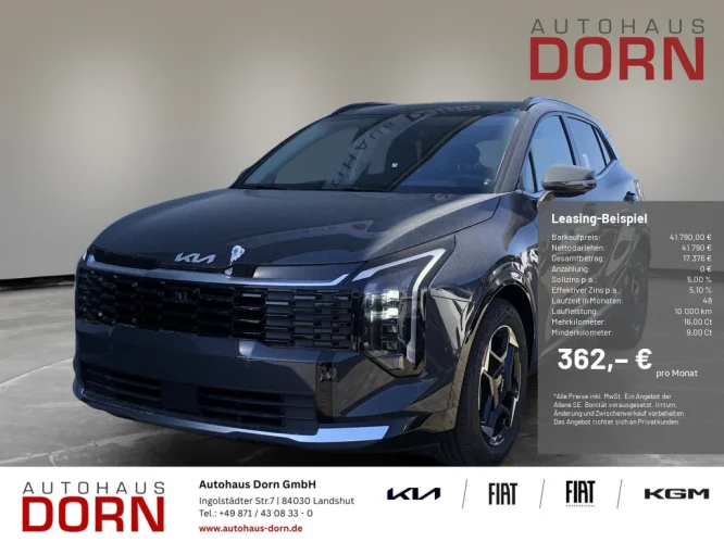 Details zum Fahrzeug: KIA Sportage Spirit 1.6T DCT DriveWise-Paket / Glasdach