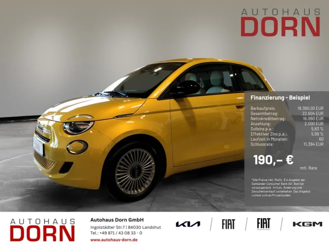 Details zum Fahrzeug: FIAT 500 Icon Hybrid 48 kW