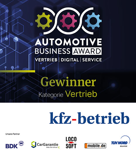 Bild zur  Automotive Business Award ist ein marken-offener Wettbewerb der KFZ-Branche