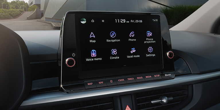 Kia Picanto Multimedia.