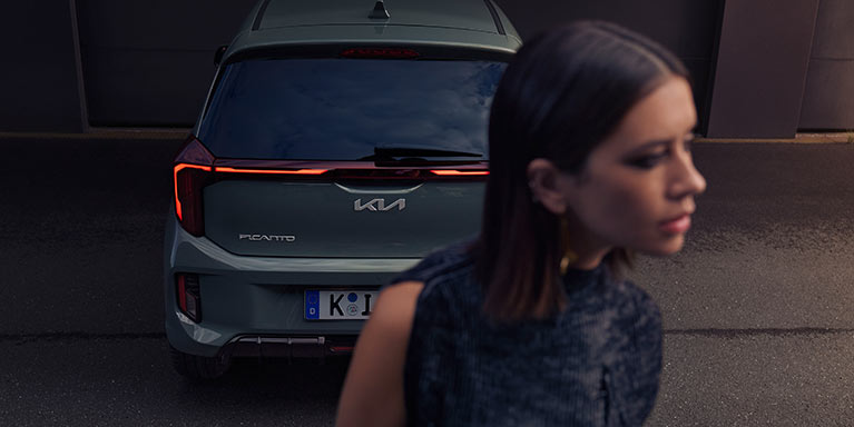 Kia Picanto Heck und Model.