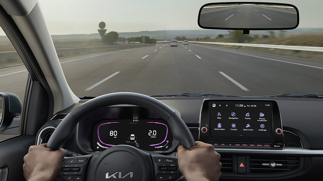 Kia Picanto Fahrer POV.