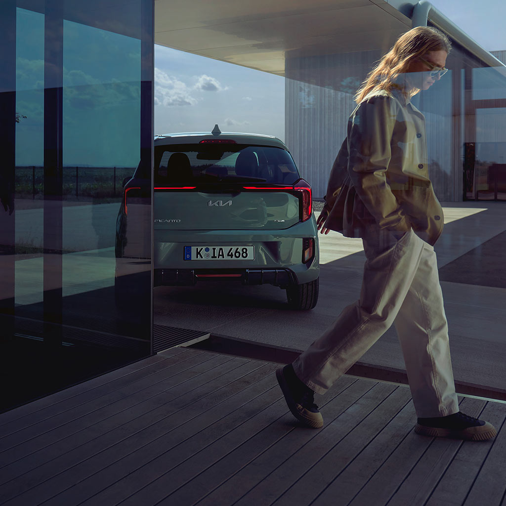 Kia Picanto Heck und Model.