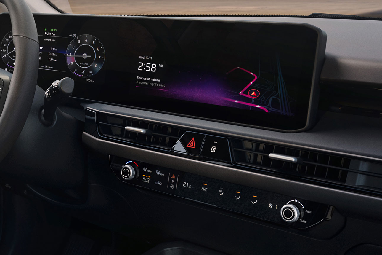 Kia Stonic Interior Multimedia Display.