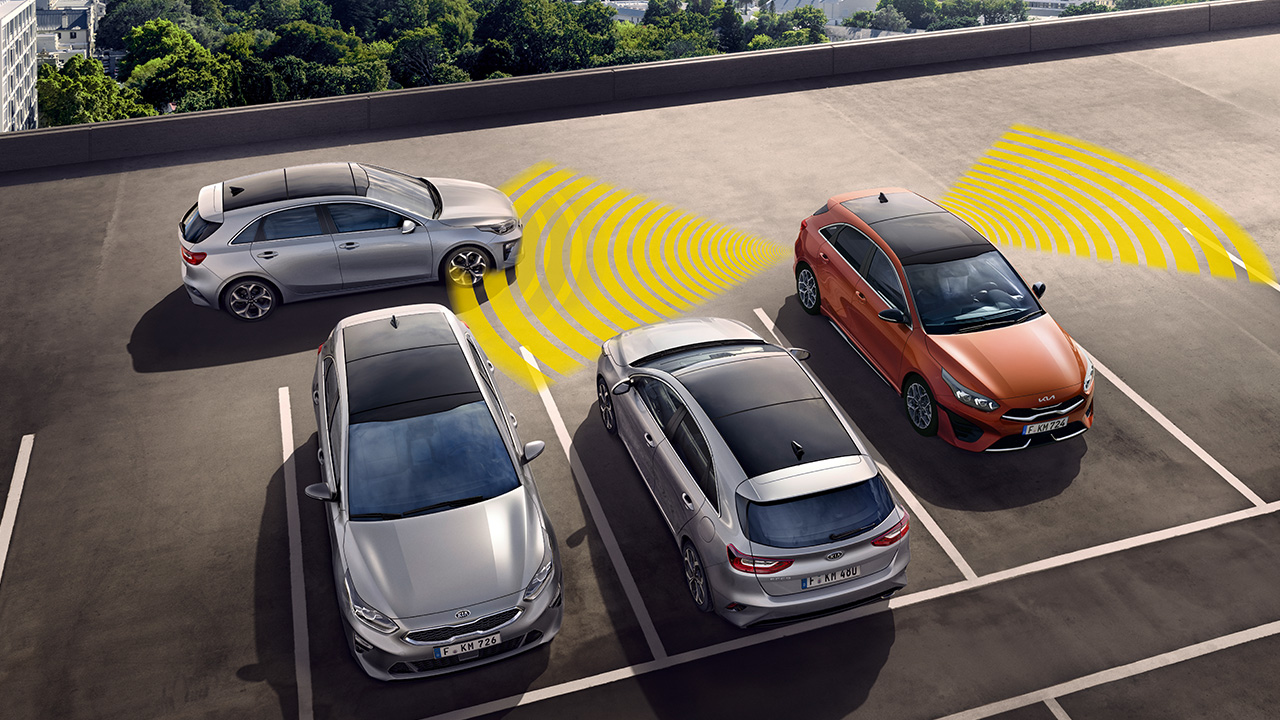 Kia Ceed Einparkhilfe.