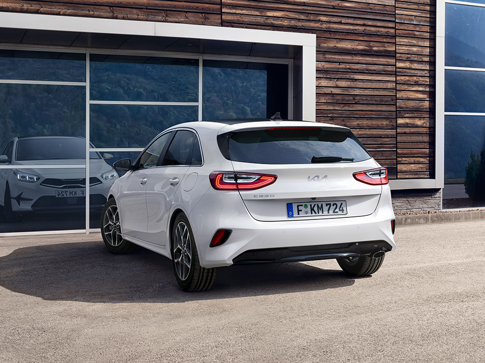 Kia Ceed Heckansicht.