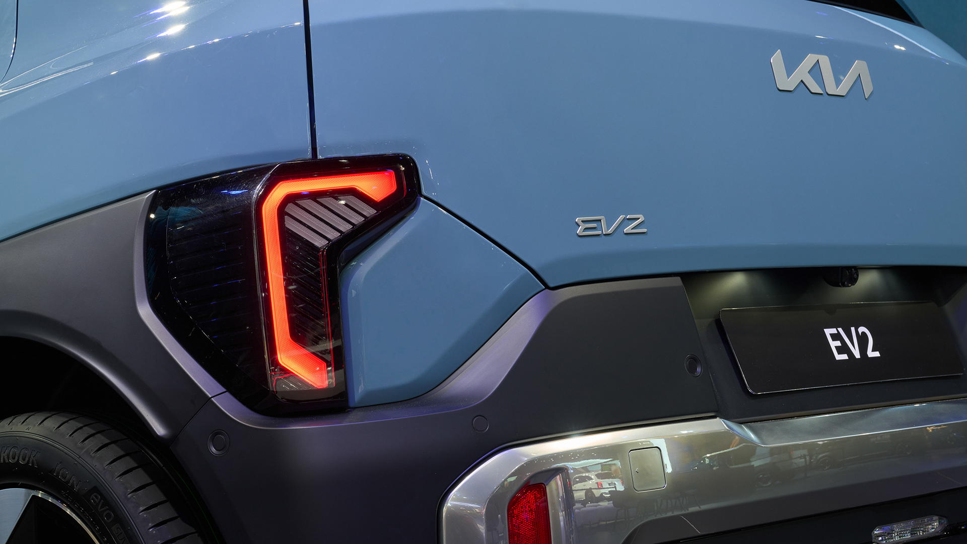 Kia EV2 Heckleuchte.