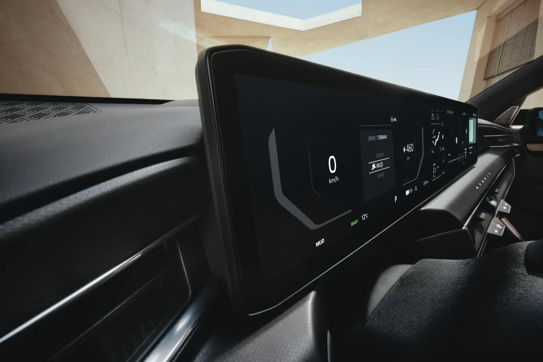Digitales Display im Cockpit des Kia EV9